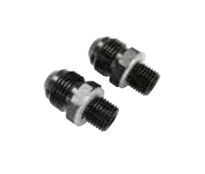 Transmission Cooler Line Fitting - Nylon Washer Set, -8 AN to 1/4-18, Straight Pipe, Set Of 2