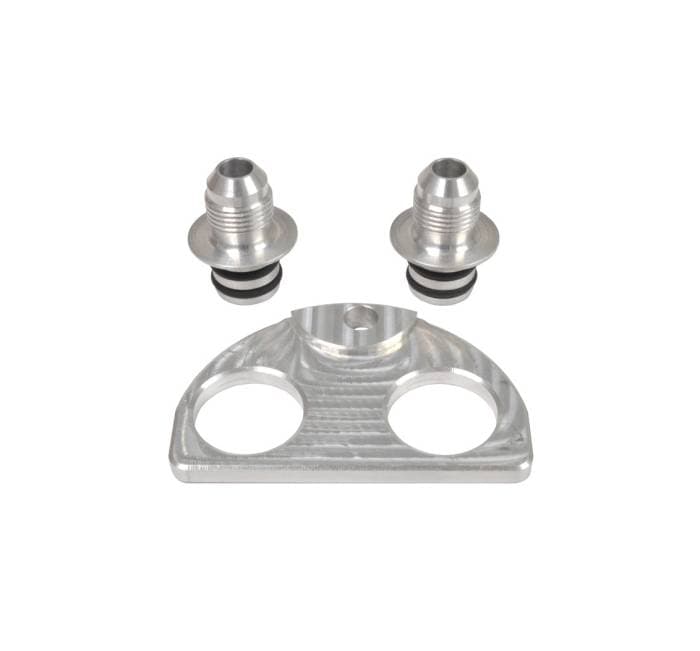 Case Cooler Line Manifold Adapter w/ Two -8 AN Fittings