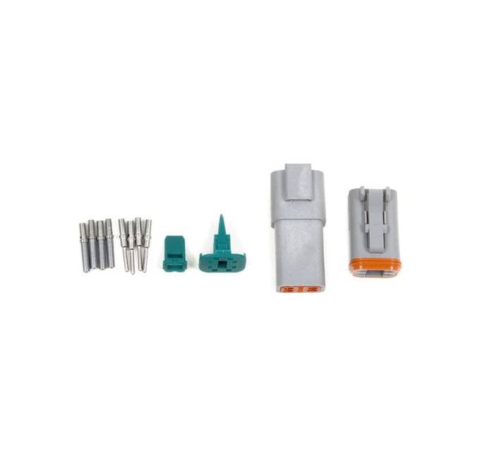 Connector Kit Plug & Socket - 4 Wire Positions, No Wire