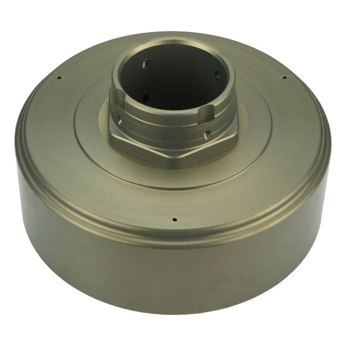 7075 Billet Aluminum Direct Drum, 1.125" Main Shaft - Bare