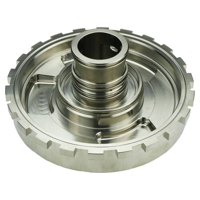 7075 Billet Aluminum Center Support, Bare - Dual Direct Feed, Hard Anodized